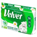 VELVET Toaletný papier HARMANČEK A ALOE 12 roliek