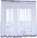 Hotový záves 150x400 Rovný Guipure 8cm Sivý
