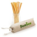 Ekologické bambusové slamky s kefou Bambaw