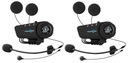 2x INTERCOM FREEDCONN KY-PRO 1000M 6 ĽUDÍ 2 PRILBY