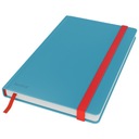 Zápisník Leitz Cosy A5, mriežka, 80 listov, modrý