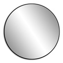 OKRUHÉ ZRKADLO 70 cm HLINÍKOVÝ RÁM LOFT +DAR