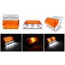 LED obrysové svietidlo 12-24V 4 funkcie Oranžová
