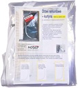 Fóliový protiprachový záves 220 cm x 100 cm zips