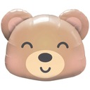 Fóliový BALÓN, MEDVEĎ, úsmev, ZVIERATÁ, medvedík