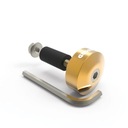Zlaté 22mm konce lišty OXFORD