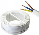 3x2,5 plochý kábel YDYp elektrokábel 3x2,5mm2 cievka 100m.
