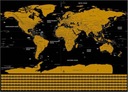 SCRATCHE MAPA SVETA XXL - OBROVSKÝ PLAGÁT V TUBE