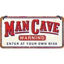 Výstražný prívesok Man Cave