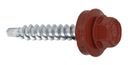 Skrutky do plechu farmárske d/d 4,8x50 RAL 3009 250ks.