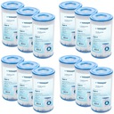 Bazénový filter Wessper pre výmenu čerpadla INTEX Bestway typ A C III 12 ks