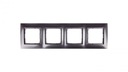 Simon 54 Premium Quadruple rám antracit /na sadrokartón/ DRK4/48