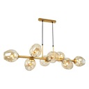 BORGO PND-30843-8 GD+AMB Závesné svietidlo Italux Moderné stropné LAMPA