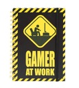 A5 linajkový zápisník, 160 strán, Gamer At Work