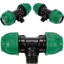 TEE PP GZ 32MM x 1/2