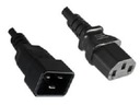 MicroConnect PowerCord C13-C20 10A 2m Čierny