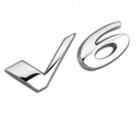 Emblém Nápis Jaguar V6 Chrome odznak
