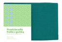 SMARAGDOVÁ FROTÉ PLACHTA 160X200 S VYMAZÁVANÍM, HUSTÁ, HRUBÁ BAVLNA