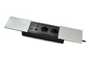 Mediaport stolová zásuvka 2xUSB RI45 HDMI 2x230V