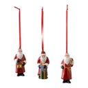 SADA 3 VIANOČNÝCH PRÍveskov Santas Nostalgic Ornaments Villeroy & Boch