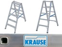 Krause Stabilo obojstranný rebrík 2x5 stupňov