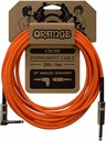 Oranžový Uhlový jack-jack nástrojový kábel, 6 m