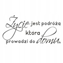 Nálepka na stenu s nápisom - Život je cesta 183