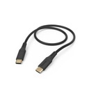 HamaFlexible NABÍJANIE/DÁTA USB 2.0 C-C 1,5 m SILIKÓNOVÁ ČIERNA