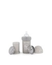 Twistshake antikoliková fľaša, šedá, 180 ml. 0 m+
