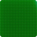 LEGO Duplo veľká zelená stavebná doska 39 x 39 cm Stavebná základňa 2+