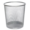 Kovový kancelársky kôš 14L, strieborný Zeller