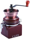 Kinghoff retro ručný mlynček, keramika, 5g, bronz/meď