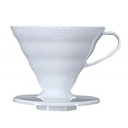 Plastový biely kávovar Hario V60-02 DRIP