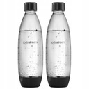 Súprava karbonizačných fliaš SodaStream Fuse, čierna, 1 l, 2 ks.