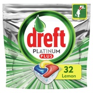 Dreft Platinum Plus 64 CAPS kapsúl do umývačky riadu Dreft Platinum Plus 64 CAPS kapsúl do umývačky riadu