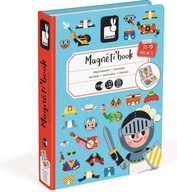 Magnetické puzzle chlapčenské kostýmy Janod Magnetibook Magnetické puzzle chlapčenské kostýmy Janod Magnetibook
