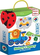 Magnetická hra Farby Puzzle lokomotívy Magnetická hra Farby Puzzle lokomotívy