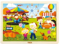 Drevené puzzle jeseň Drevené puzzle 30x22 Drevené puzzle jeseň Drevené puzzle 30x22