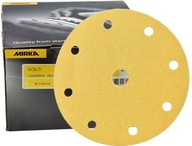 Kotúč brúsneho papiera na suchý zips 150mm Mirka #40 50 ks