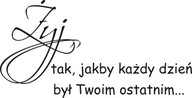 Nálepka na stenu citát - Live... - 101 Nálepka na stenu citát - Live... - 101
