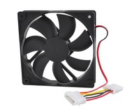 Počítačový ventilátor 12V 4-pin Molex 12x12cm Počítačový ventilátor 12V 4-pin Molex 12x12cm
