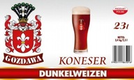 Brewkitové pivo KONESER DUNKELWEIZEN Zadarmo