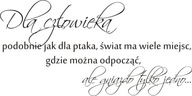 Nápis na nálepke na stenu - Pre muža - 107 Nápis na nálepke na stenu - Pre muža - 107