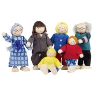 Hračky pre deti Bábiky do domčeka Family od Goki