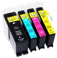 4x Nárazové atramenty LEXMARK 100 S300 S301 S302 S305 4x Nárazové atramenty LEXMARK 100 S300 S301 S302 S305