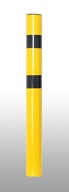 Zaisťovací stĺpik, fi 120 - kovový, žltý a čierny
