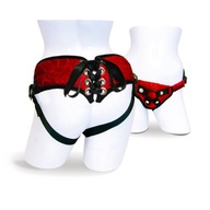 Športové plachty Red Lace Corsette Strap-On BDSM Športové plachty Red Lace Corsette Strap-On BDSM