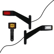 Biela a červená LED lampa Náves Cisternový príves