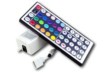 Ovládač RGB LED pásikov, 72W diaľkové ovládanie so 44 kľúčmi Ovládač RGB LED pásikov, 72W diaľkové ovládanie so 44 kľúčmi