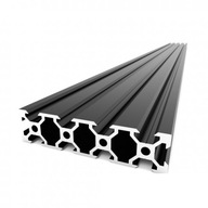 Hliníkový profil V-Slot čierny 20x80x250mm Hliníkový profil V-Slot čierny 20x80x250mm